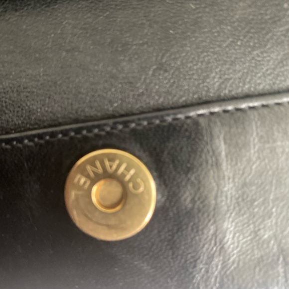 Chanel Vintage Jersey Choco bar tote W/Certificate of Authenticity CHANEL - Picture 12 of 16